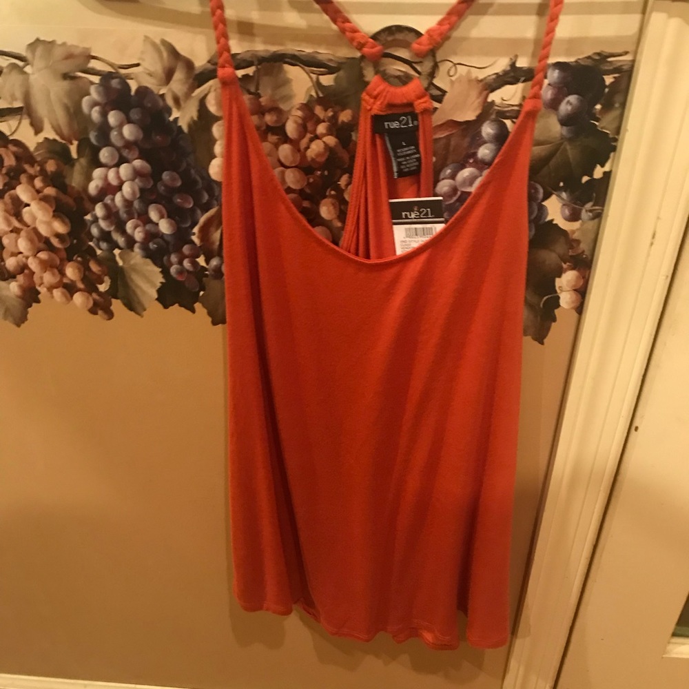 Orange summer top